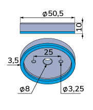 Wolframkarbid-Wellpappen-Schneidmesser für Peeters TCB-00025