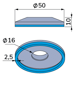 Wolframkarbid-Wellpappen-Schneidmesser für BHS-TCB-00120
